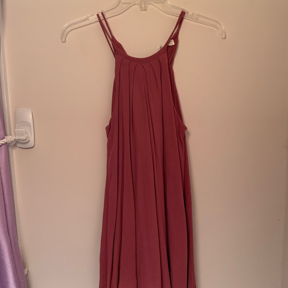 Dusty Rose / Mauve Strappy Shift Dress